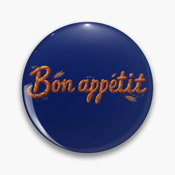 Item preview, French expression "Bon appétit" written in the shape of French baguettes! designed and sold by Alan-David.