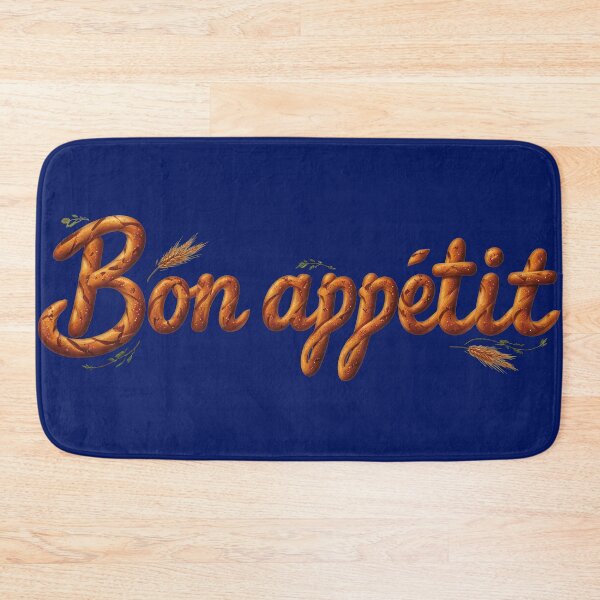 Item preview, French expression "Bon appétit" written in the shape of French baguettes! designed and sold by Alan-David.