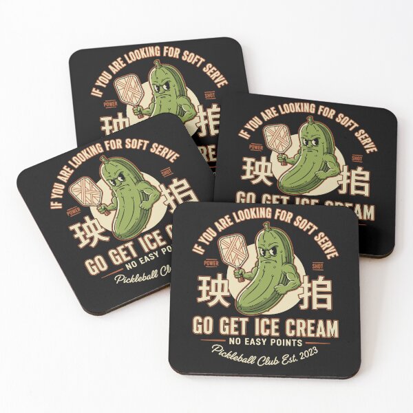 Item preview, Pickleball Funny Player Court Go Get Ice Cream designed and sold by LuminOrb.