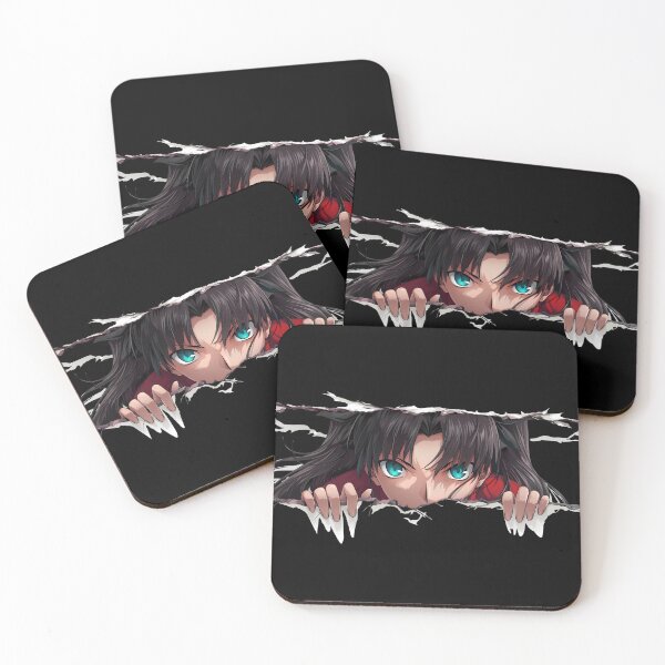 Item preview, Rin Tohsaka Fate Stay Night Torn Paper Eyes Peeker Rainbow Eyes designed and sold by PMartistStudio.