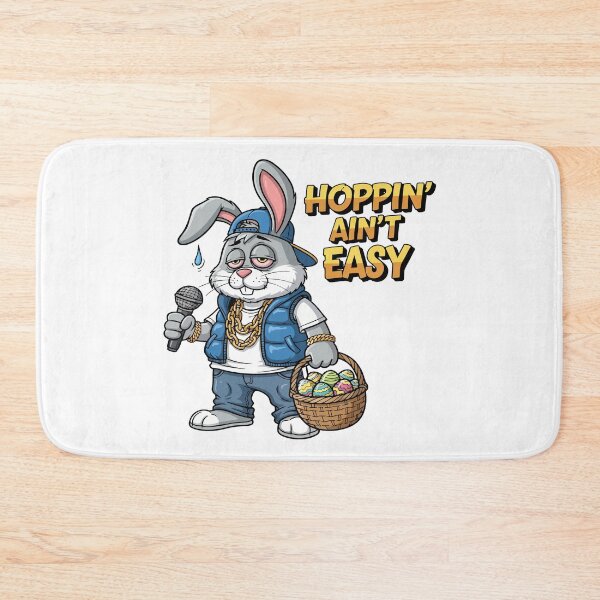 Item preview, FUNNY hip hop easter Hoppin’ Ain’t Easy designed and sold by Uglyandcute.