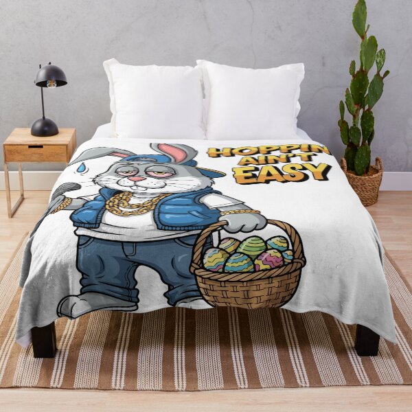 Item preview, FUNNY hip hop easter Hoppin’ Ain’t Easy designed and sold by Uglyandcute.