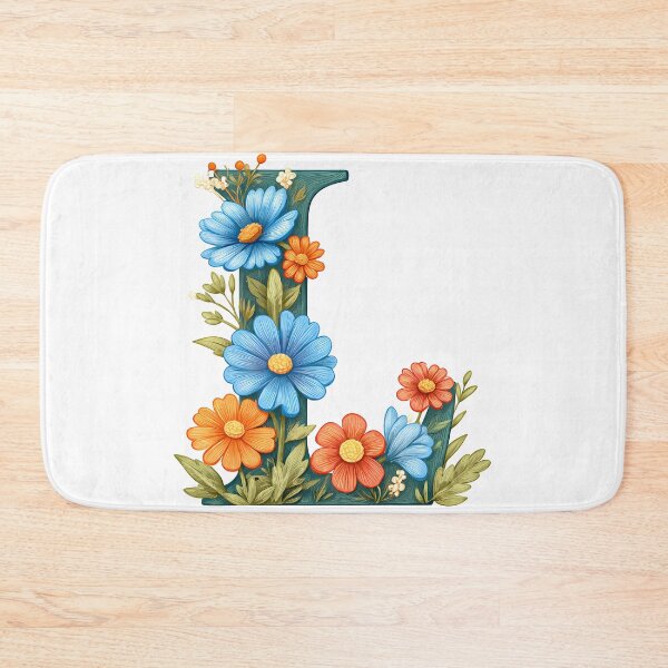Item preview, Floral Letter L - Vibrant Botanical Alphabet Art Print designed and sold by DesignArtist.ia.