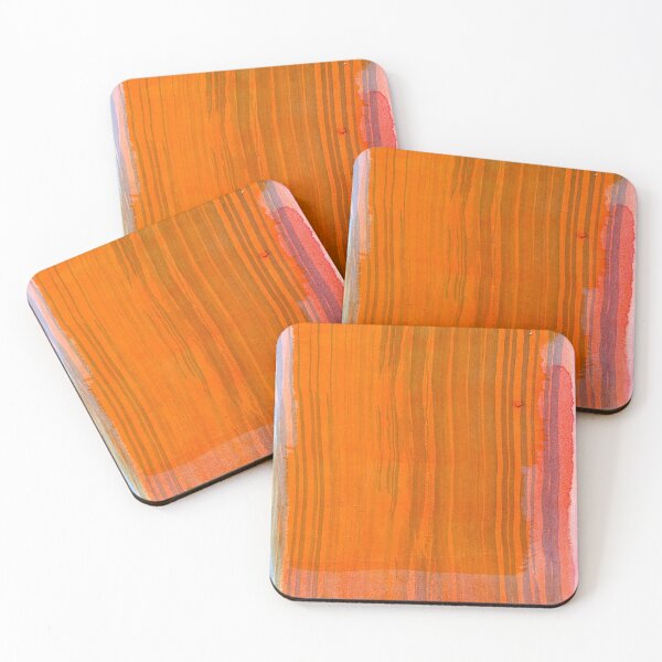 Item preview, Sunset Orange Abstract Painting - Textured Brushstrokes designed and sold by Ihor Ivanov.