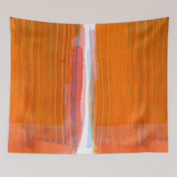 Item preview, Sunset Orange Abstract Painting - Textured Brushstrokes designed and sold by Ihor Ivanov.