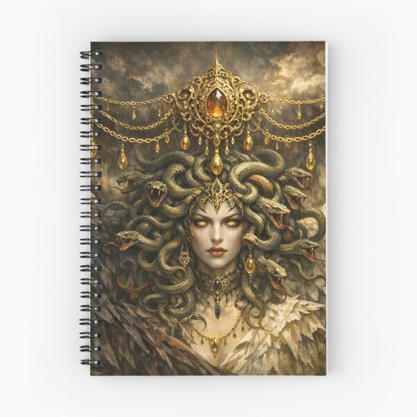 Artikelvorschau, Geflügelte Medusa in Gold entworfen und verkauft von Sigtrix.