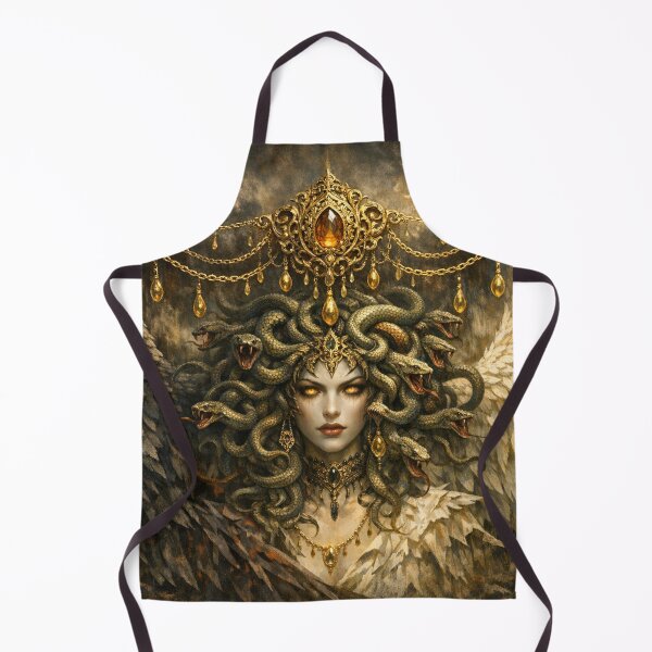 Item preview, Winged Medusa in Gold designed and sold by Sigtrix.