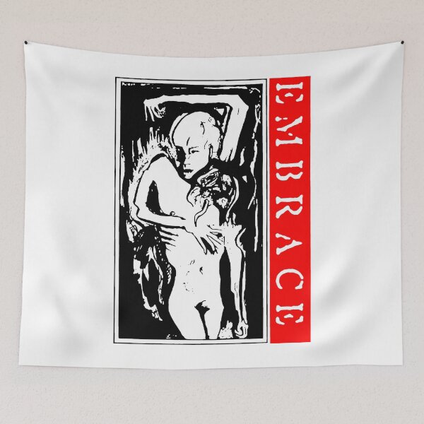 Aperçu de l'œuvre Silhouette rouge et noire post-hardcore créée et vendue par nerdyygraphic.