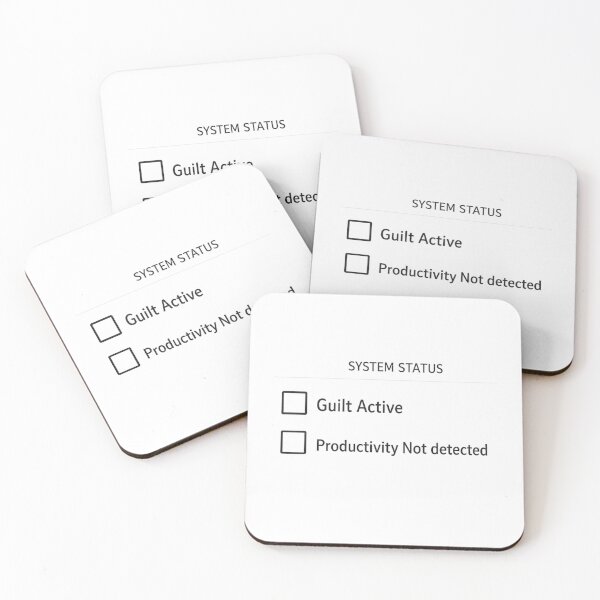 Item preview, Funny Procrastination | Minimalist UI – Relatable Gift for Remote Workers – Clean Graphic Print designed and sold by avinigav.