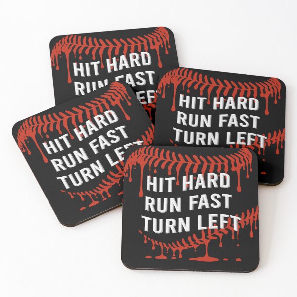 Item preview, Drip Baseball Hit Hard Run Fast Turn Left Player designed and sold by KIROSALS.