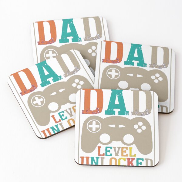 Item preview, Dad Level Unlocked T-Shirt Gaming Father Shirt Father's Day Tee Gift for Fathers Parents Day designed and sold by OlyvieArt.