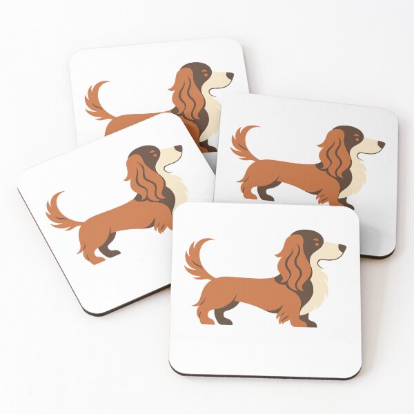 Item preview, Long-Haired Dachshund Elegant Silhouette designed and sold by tineldesign.