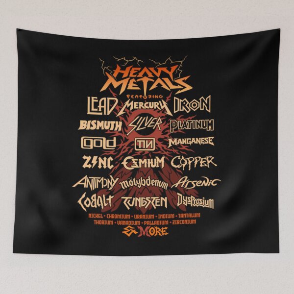 Item preview,  Heavy Metals - Parody Satire Science Element Music Festival  designed and sold by DigishopArte ⭐⭐⭐⭐⭐.