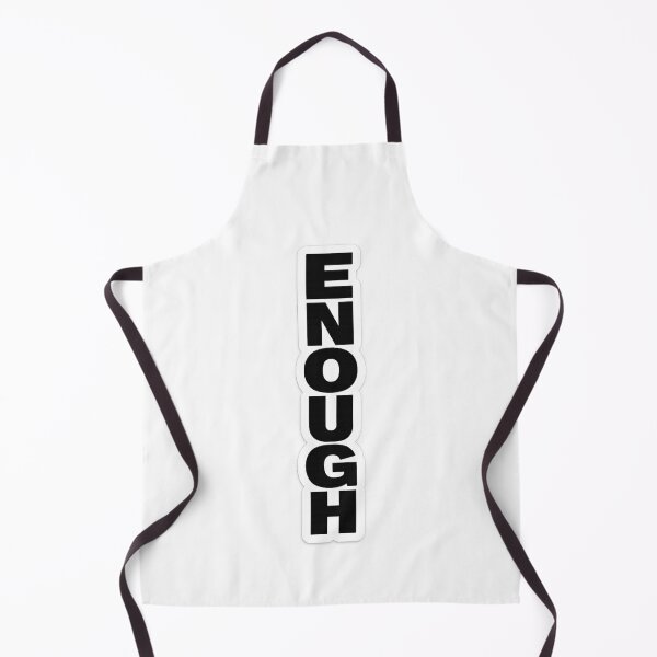 Item preview, ENOUGH – Bold Minimalist Statement Typography Design designed and sold by IrynaLineArt.
