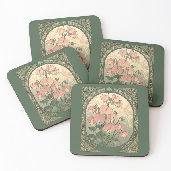 Item preview, Sweet Pea Vine Birth Month Flower designed and sold by taiche.