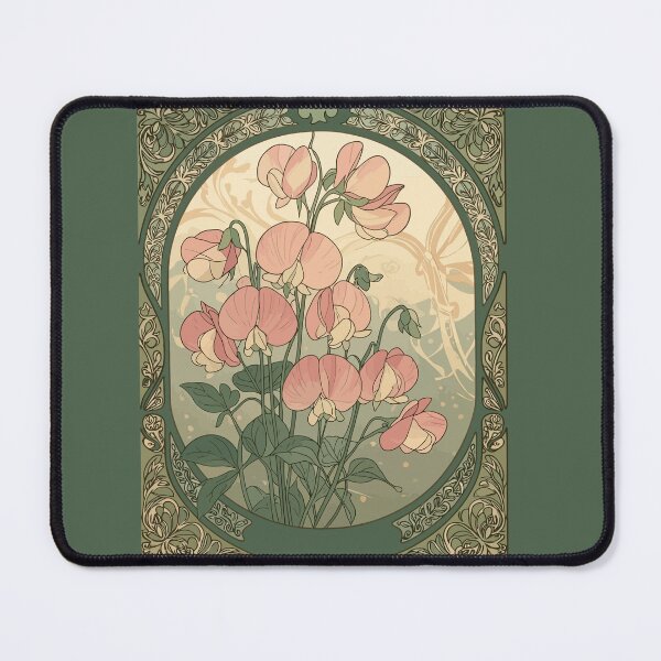 Item preview, Sweet Pea Vine Birth Month Flower designed and sold by taiche.