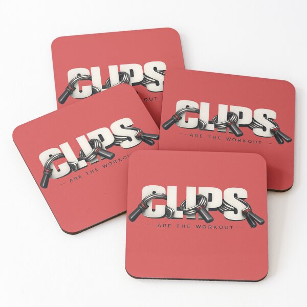 Item preview, Clips Are The Workout Gym Shirt - Funny Barbell Clip Tee - Weightlifting Gift designed and sold by STYKD.