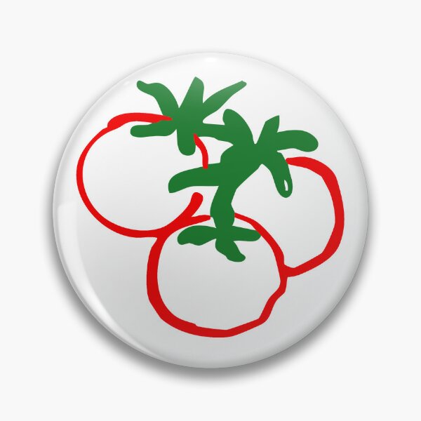 Item preview, Three Tomatoes Doodle – Simple Red Line Art designed and sold by EmeraldeaArt.