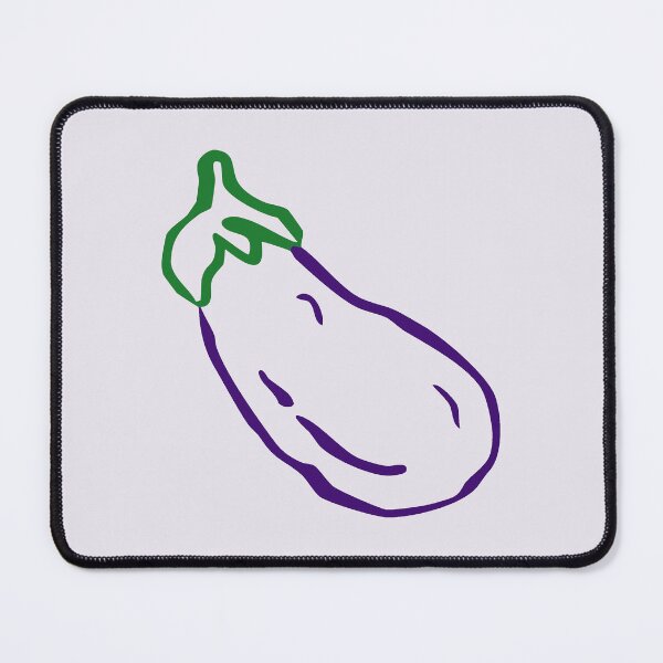 Item preview, Eggplant Line Art – Simple Vegetable Doodle designed and sold by EmeraldeaArt.