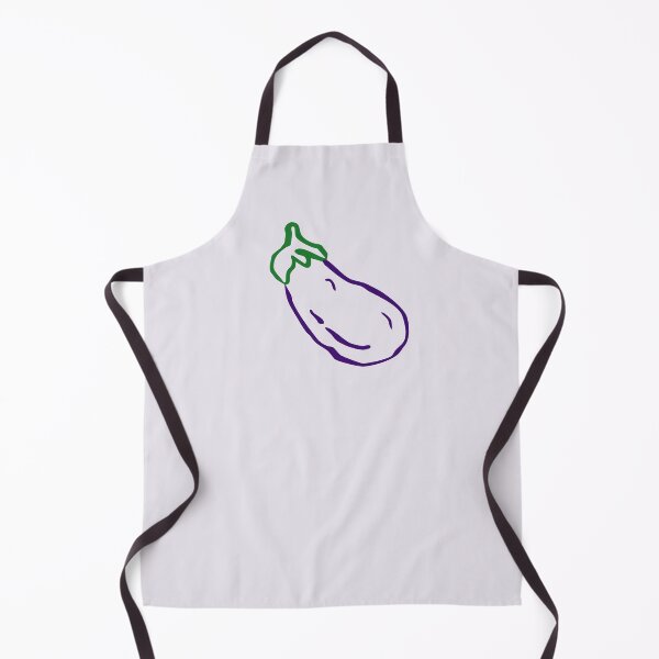 Item preview, Eggplant Line Art – Simple Vegetable Doodle designed and sold by EmeraldeaArt.