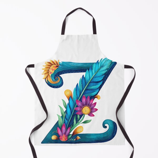 Item preview, Floral Letter Z - Vibrant Botanical Alphabet Art Print designed and sold by DesignArtist.ia.