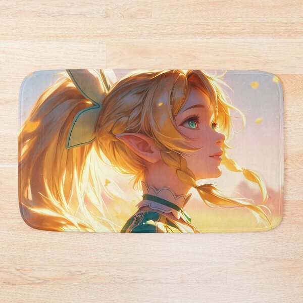 Item preview, Leafa Sword Art Online Sunset Golden Field Warm Light Side Profile designed and sold by PMartistStudio.