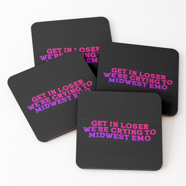Item preview, Get In Loser, We're Crying To Midwest Emo Bumper designed and sold by liora1pastel.