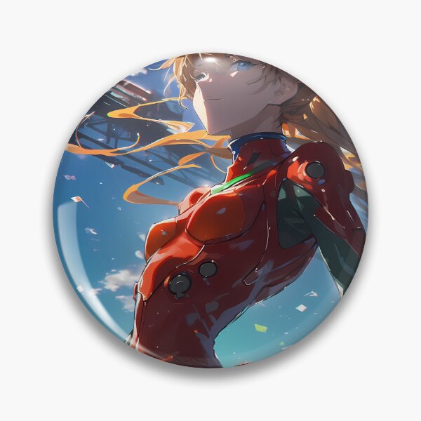 Item preview, Asuka Langley Soryu Neon Genesis Evangelion Bright Sky Red Plugsuit designed and sold by PMartistStudio.