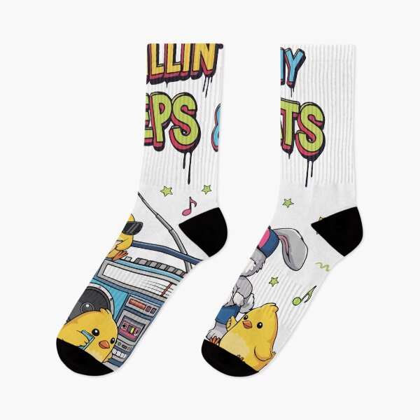 Item preview, FUNNY hip hop easter Chillin’ With My Peeps & Beats designed and sold by Uglyandcute.