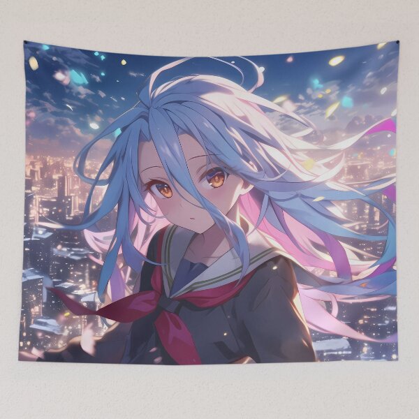 Item preview, Shiro No Game No Life Dreamy City Lights designed and sold by PMartistStudio.