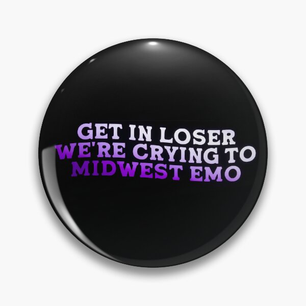 Item preview, Get In Loser, We're Crying To Midwest Emo Bumper designed and sold by liora1pastel.