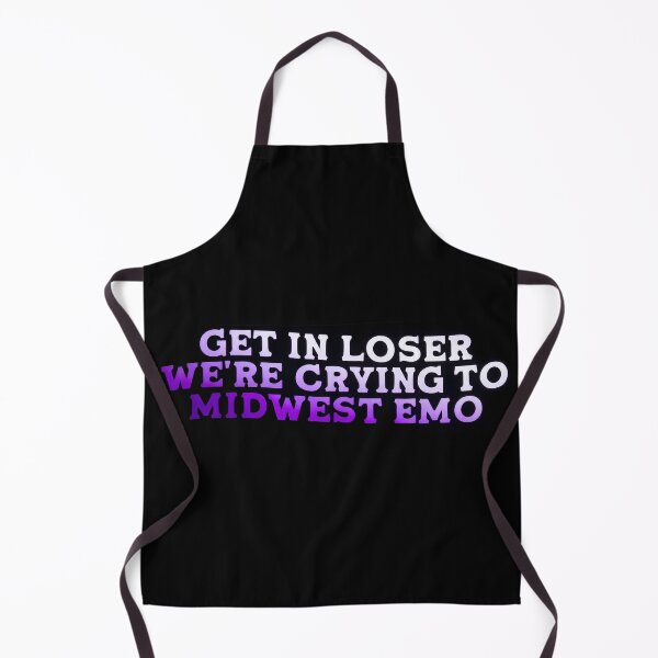 Item preview, Get In Loser, We're Crying To Midwest Emo Bumper designed and sold by liora1pastel.