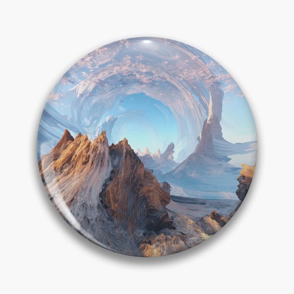 Item preview, The Swirling Fractal Mountain designed and sold by hub..