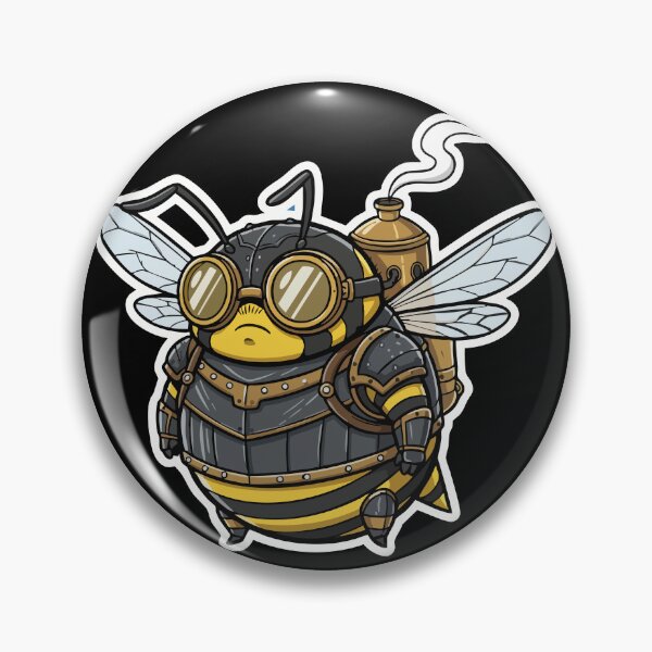Item preview, Steampunk Worker Bee with Armored Goggles designed and sold by PixelStudioBe.