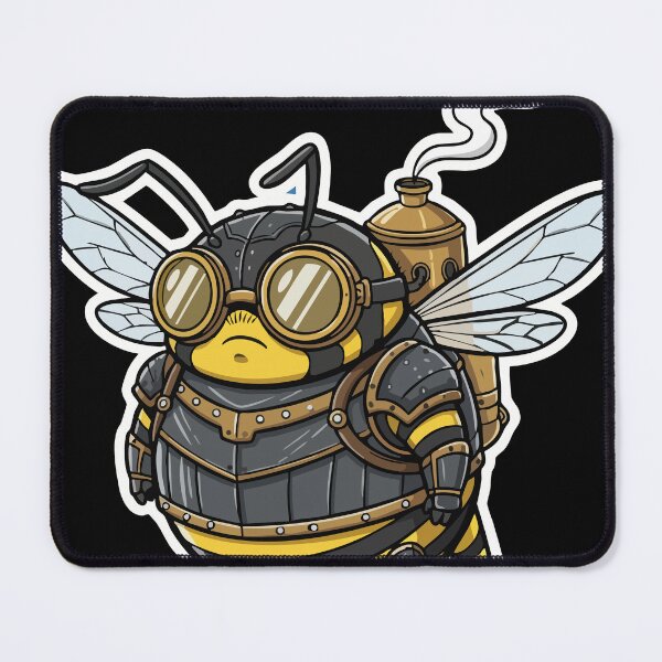Item preview, Steampunk Worker Bee with Armored Goggles designed and sold by PixelStudioBe.