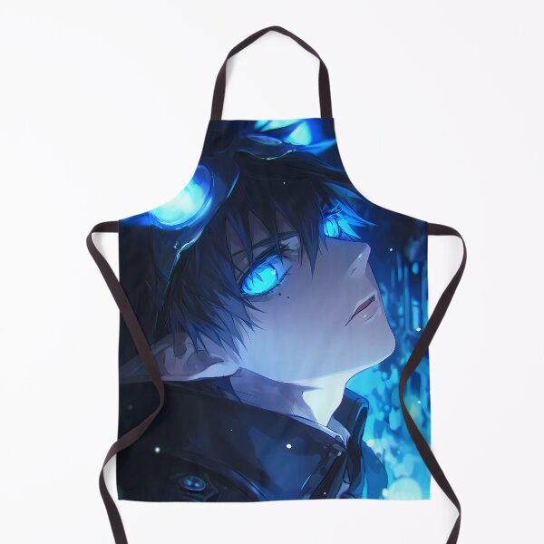 Item preview, Rin Okumura Blue Exorcist Blue Flames Glowing Eyes designed and sold by PMartistStudio.