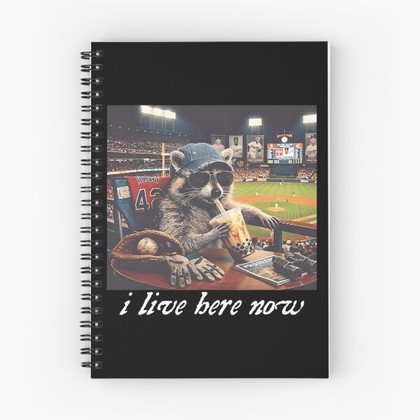 Item preview, Raccoon I Live Here Now Funny Animal Meme designed and sold by DeJuasLincoln.