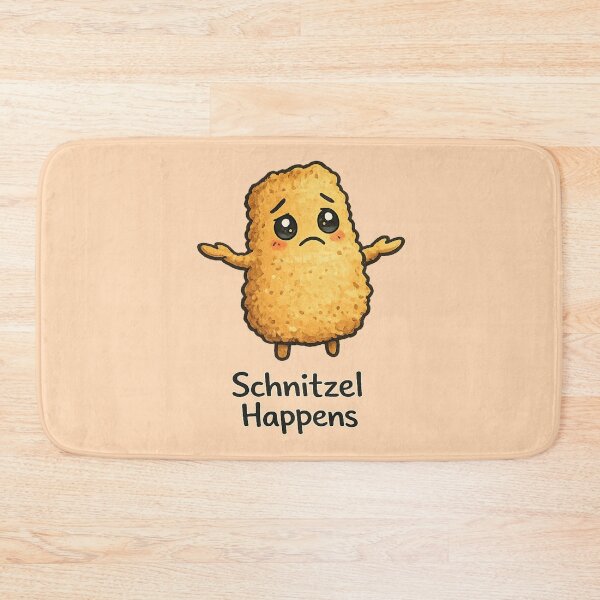 Item preview, Schnitzel Happens Funny Cute Schnitzel Pun designed and sold by Planthem.