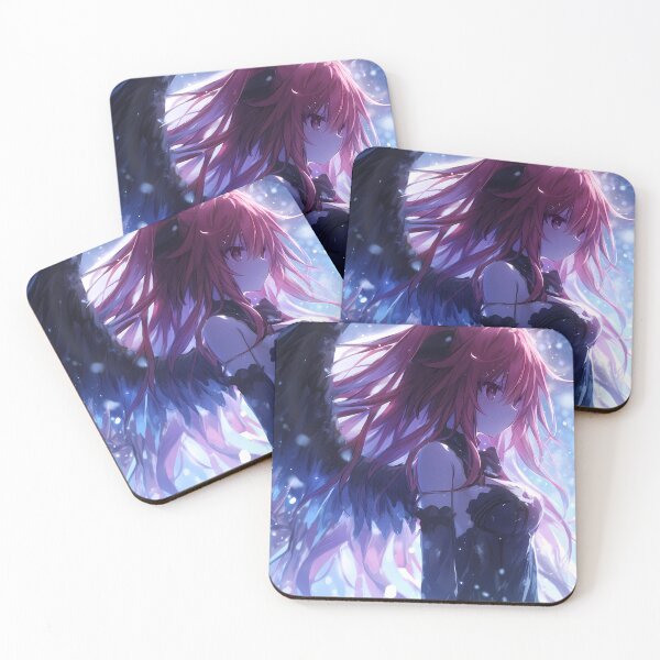 Item preview, Kotori Itsuka Date A Live Moonlight Snowfall Black Wings designed and sold by PMartistStudio.