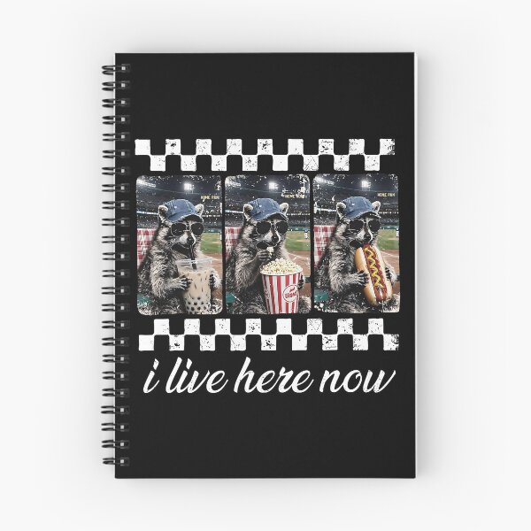 Item preview, Raccoon I Live Here Now Cute Ballfield Animal Design designed and sold by DeJuasLincoln.