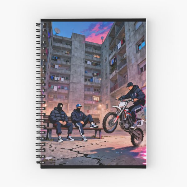 Item preview, Bloc Life – Street Riders & Urban Scene Illustration designed and sold by PLUSHIWORLDtm.