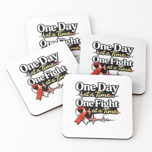 Item preview, One Day at a Time One Fight at a Time – Cancer Awareness designed and sold by Bio Cyber Care.