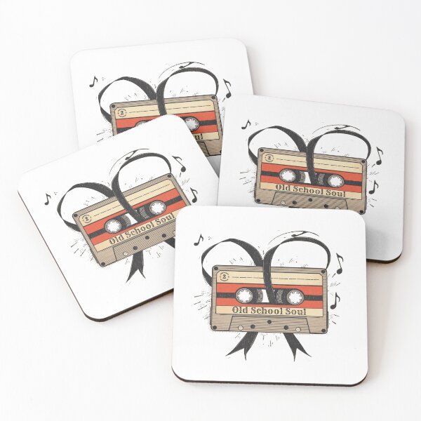 Item preview, Old School Soul Vintage Cassette Tape Music Retro 90s designed and sold by Aura.Prints.
