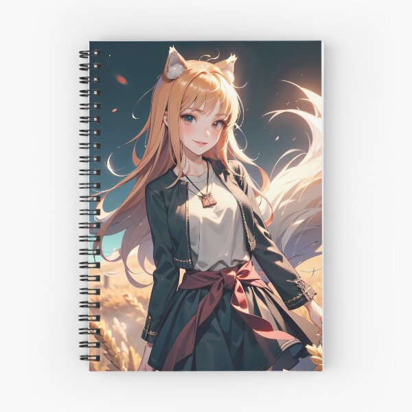 Item preview, Holo spice and wolf Sunset Ribbon Jacket Wander designed and sold by PMartistStudio.