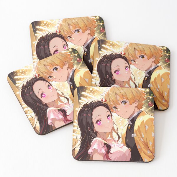 Item preview, Zenitsu Agatsuma Demon Slayer Christmas Cozy Romance designed and sold by PMartistStudio.