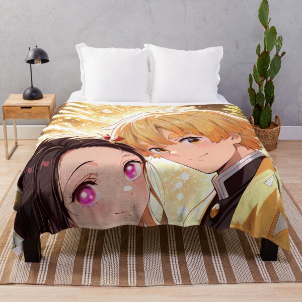 Item preview, Zenitsu Agatsuma Demon Slayer Christmas Cozy Romance designed and sold by PMartistStudio.