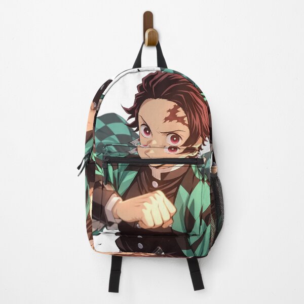 Item preview, Tanjiro Kamado Demon Slayer Bold Portrait With Checkered Haori designed and sold by PMartistStudio.