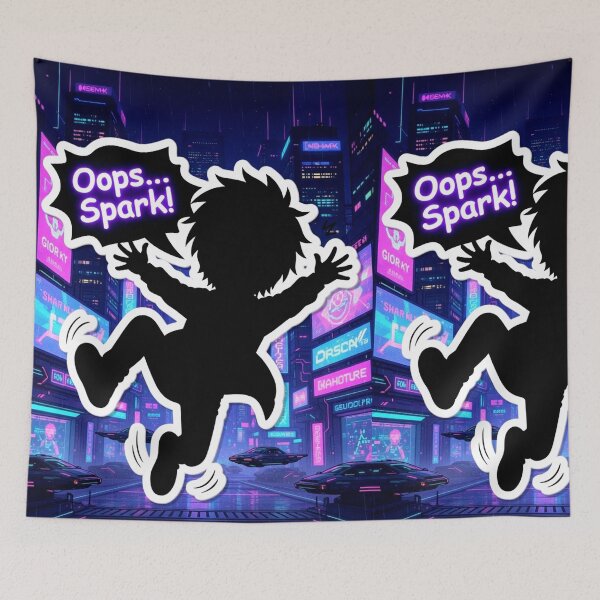 Item preview, TommySpark Neon City Futuristic designed and sold by TommySpark.