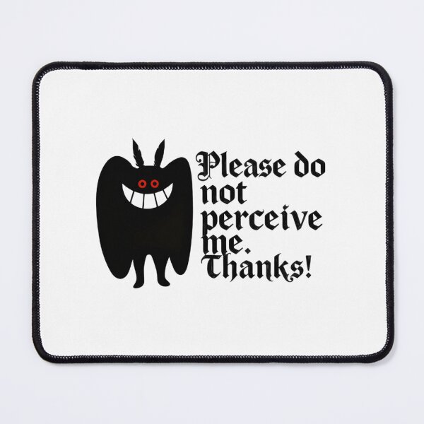 Item preview, Do Not Perceive Me Funny Mothman Meme designed and sold by ylodecdtv11.
