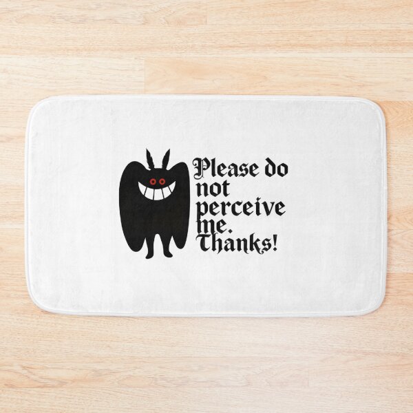 Item preview, Do Not Perceive Me Funny Mothman Meme designed and sold by ylodecdtv11.